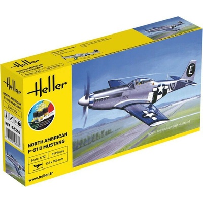 Heller Heller STARTER KIT P-51 Mustang HEL56268 1:72