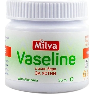 Milva Вазелин за устни с алое вера, 35 ml
