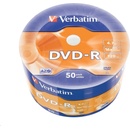 Verbatim DVD-R 4,7GB 16x WRAP Bulk, 50ks (43788)