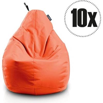 SakyPaky 10 sedacích vaků Hruška oranžová