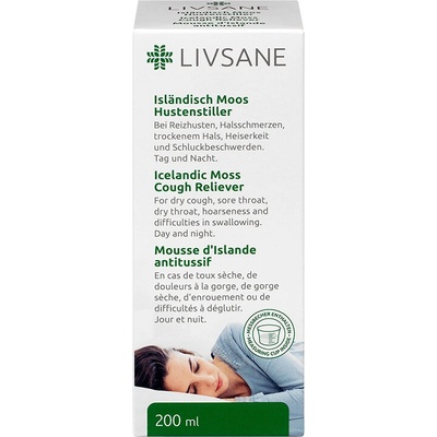 Livsane Islandský lišajník proti kašľu 200 ml