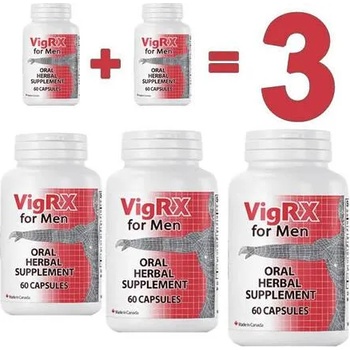 1+1=3 VigRX Pills за Уголемяване и Ерекция 60 капсули