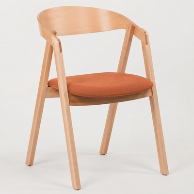 ITTC Stima Guru s čalouněným sedákem buk / Lux terracotta 10