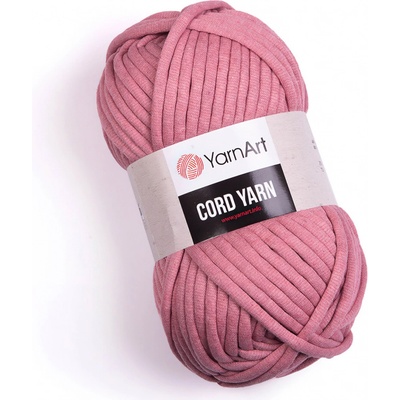 Pletací / háčkovací příze YarnArt CORD YARN 792 starorůžová, jednobarevná 250g/73m