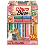 Inaba Foods Cat Churu BITES с пилешко месо, разнообразни вкусове, 16 x 10 г (160 г)