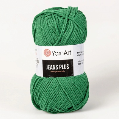 YarnArt Jeans Plus 52 zelená