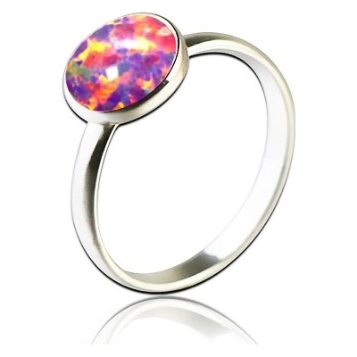 Nubis Stříbrný prsten s opálem NBP95 OP39