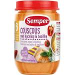 Semper Ястие Semper - Пиле с кус-кус и босилек, 190 g (9550) - baby