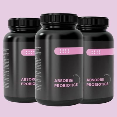 ABSORBii 3x absorbii-probiotics 180 cps