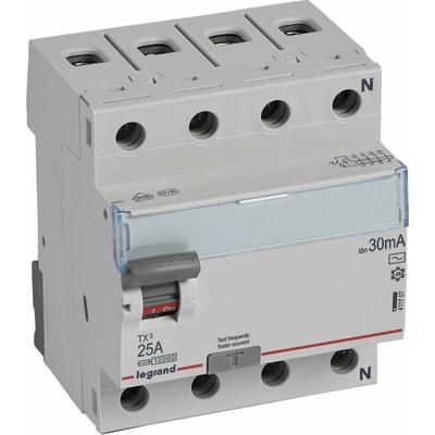Legrand 25A/30mA/4p/AC 411707