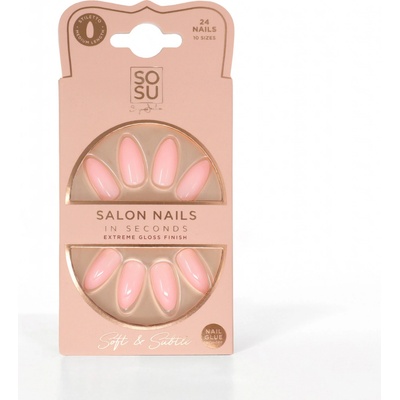 SOSU Cosmetics Umělé nehty Soft & Subtle 24 ks