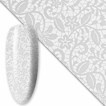 Transfer fólia na nechty biela 13 80 cm