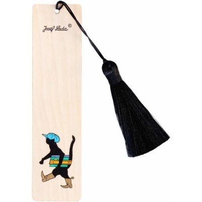 BeWooden Dřevěná záložka do knihy Kocour Mikeš – Josef Lada © – Zboží Dáma