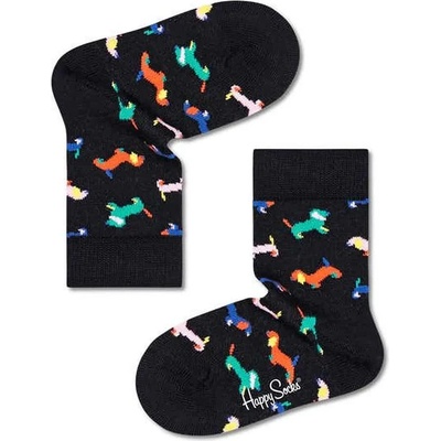 Чорапи Happy socks Wool Puppy Love socks - Black (Multicolor)