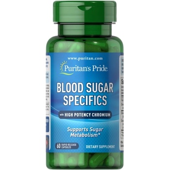 Image 1 of Puritan's Pride Blood Sugar Specifics with Cinnamon & Chromium [60 капсули]
