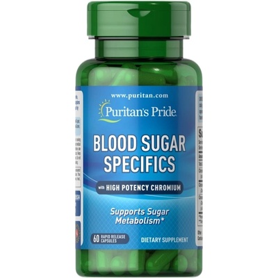 Puritan's Pride Blood Sugar Specifics with Cinnamon & Chromium [60 капсули]