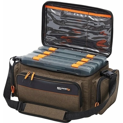 Savage Gear System Box Bag L 4 Boxes 24x47x30cm 18l