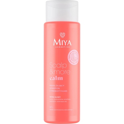 Miya Cosmetics, Scalp & More Calm hydratační šampon s prebiotiky 300 ml