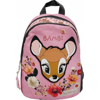 Predškolský viac-komorový batoh Bambi Beniamin pre dievčatá, čierny