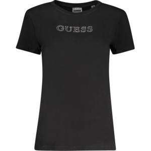 Guess jeans Дамска тениска с къс ръкав guess jeans, Размер 2xs, Цвят Черен (v3bi11j1314_nejblk)