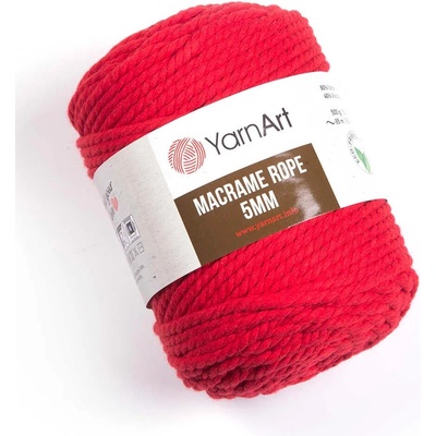 Yarn Art Macrame Rope 5 mm 773 červená