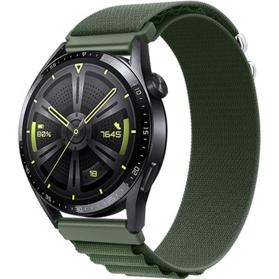 BStrap Nylon Loop remienok na Xiaomi Amazfit GTR 2 / GTR 47mm, green SSG037C0306