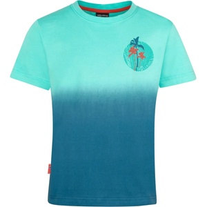TROLLKIDS Детска тениска Trollkids Kid's Yttersand Beach T T-shirt - Summernight Blue / Blue Coral - размер 176 (EU) (704-4655-0419)