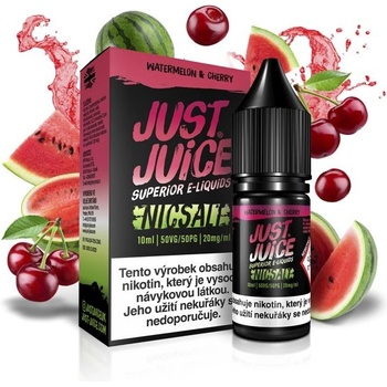 Just Juice Salt Watermelon & Cherry 10 ml 20 mg