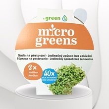 Microgreens pěstební set hořčice bílá