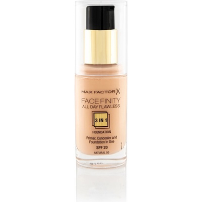 Max Factor Facefinity All Day Flawless Flexi-Hold 3in1 Primer Concealer Foundation SPF20 77 Tekutý make-up 3v1 30 ml