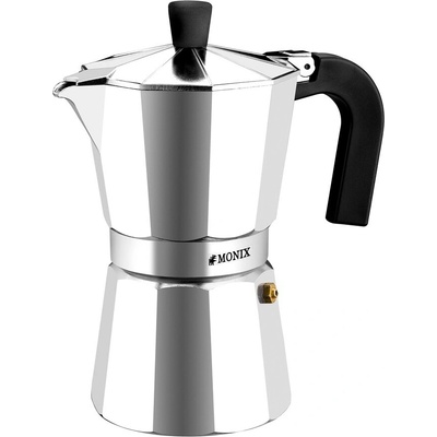 MONIX Moka kanvica VITRO EXPRESS, 1 šálka 75 ml, hliník