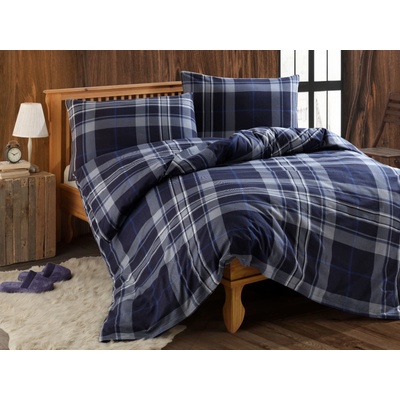 Brotex flanel obliečky Alex blue 240x200 70x90
