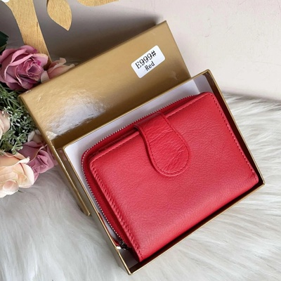 Червено Кожено Портмоне - Модел 999