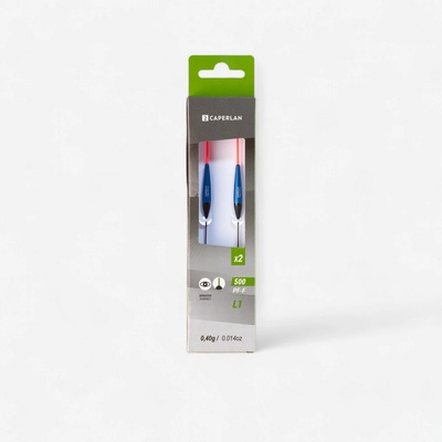CAPERLAN Súprava 2 plavákov na lov na plávanú na kanáli 0,6g