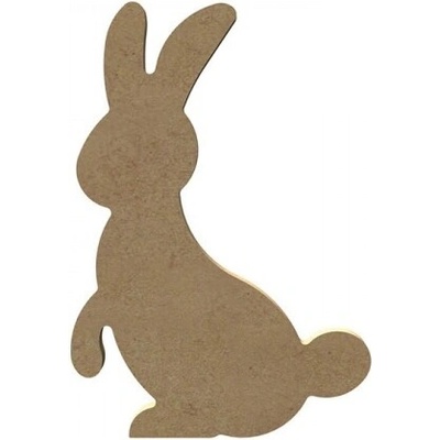 Gomille Dřevěný výřez k dekoraci Gomille, 11 x 16 cm – králík