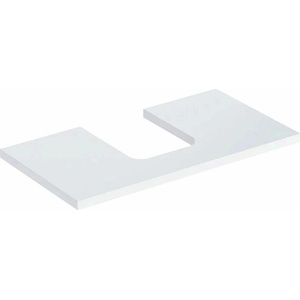 Geberit Плот за мивка Geberit One с централен изрез 75 см, гланцово бяло (505.272.00.1)