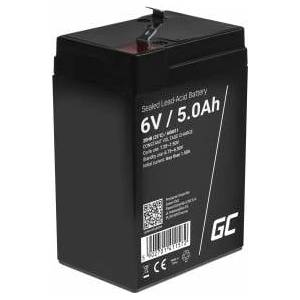 Green Cell Rechargeable battery AGM 6V 5Ah Maintenancefree for UPS ALARM