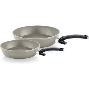 Fissler Комплект тигани CERATAL COMFORT, комплект 2 бр. , бежов, алуминий, Fissler (FS159220021000)