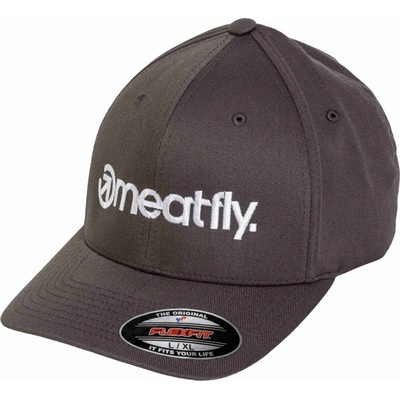 Meatfly Brand Flexfit Black čierna