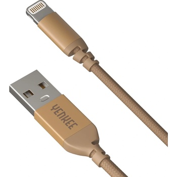 Yenkee YCU 611 GD USB / lightning, 1m, zlatý