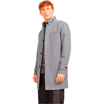 Jack & jones Палто Jack & jones Melton coat - Grey (Light Grey Melange)