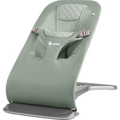 Ergobaby Бебешки шезлонг 3 в 1 Ergobaby - Evolve, Sage Green (EVLBNCSGGRNMSH)