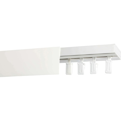 Rolmeister Stropní kolejnička s krytem 5 cm Bílá Jednodrážková 750 cm