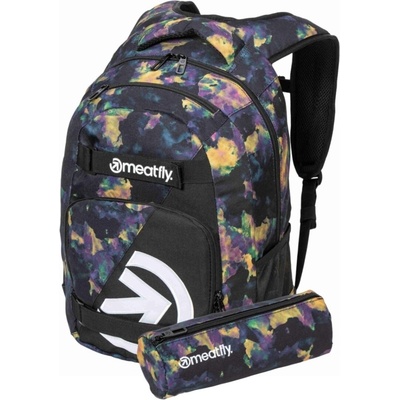 Meatfly Batoh Exile fialová/žltá 24 L