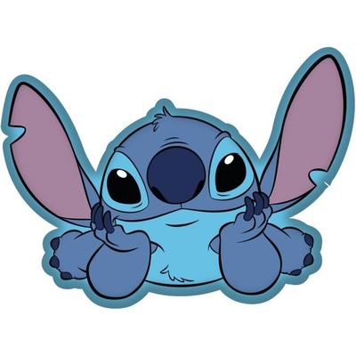 Jerry Fabrics Tvarovaný plyšový vankúš Lilo and Stitch Polyester 33x25