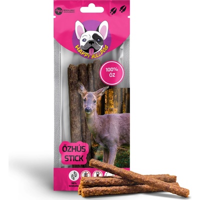 HAPPY BULLDOG 100% Prírodné jelenie mäso stick 50 g