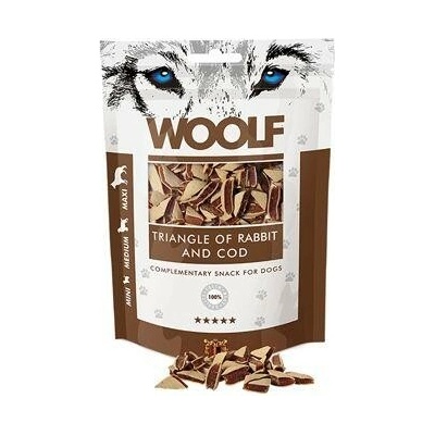 WOOLF Classic pôch. Trojuholník z králika a tresky 100 g