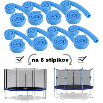 ISO Pena na tyče trampolín na 8 tyčí