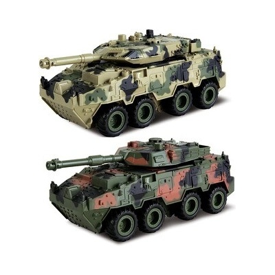 HM Studio Tank 4WD světlo a zvuk tmavě maskáčový 1:28