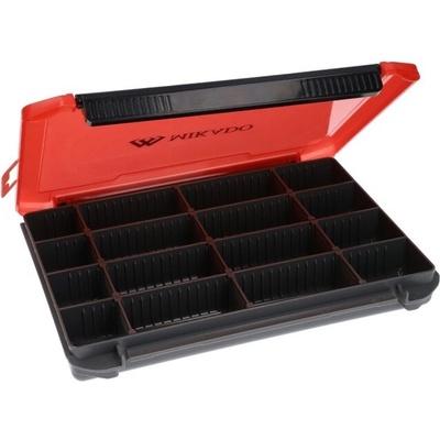 Mikado box s priehradkami UAC-H1901 25,5 x 19,5 x 3,5 cm veľ. L - červený